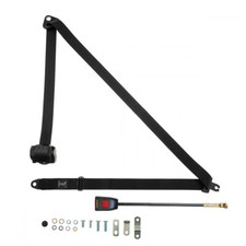 Front Automatic Seat Belt For Leyland Bison - 1966-1980 Black