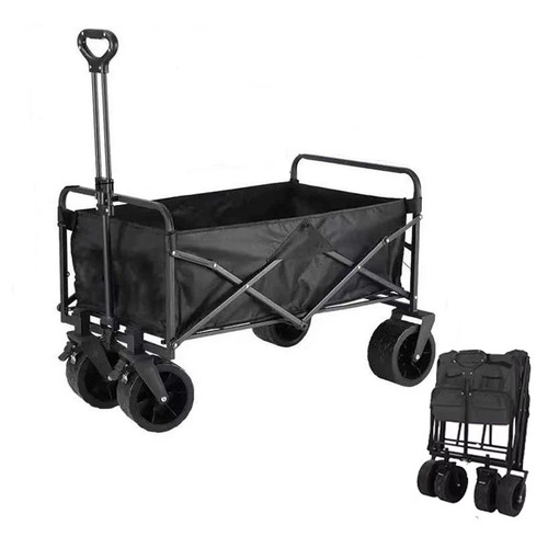 Folding garden wagon trolley - garden,