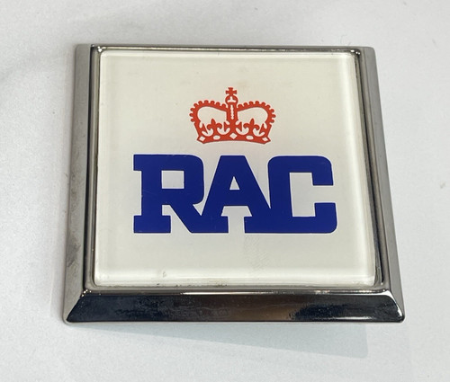 Vintage rac car - grill, badge