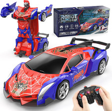 Spider Remote Control Robot Car, Transforming RC Car 1:18 2.4Ghz Racing Vehicle 