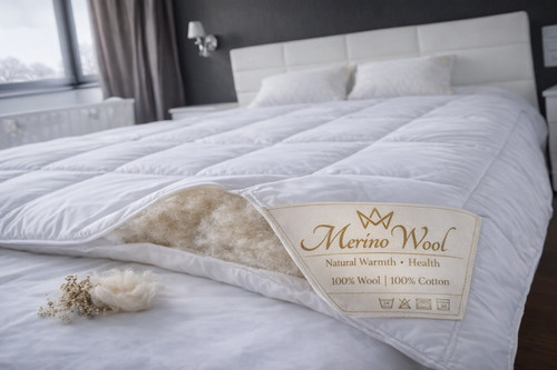 Merino wool pure duvet - wool,