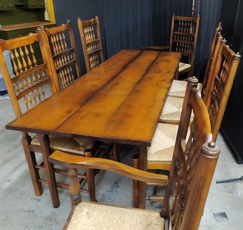 Oak dining table 8 - oak,