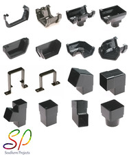 BLACK SQUARE GUTTER and