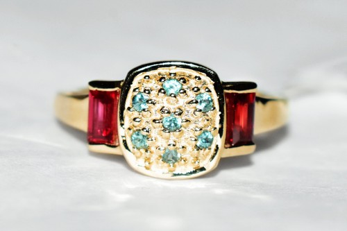 Vintage 9ct gold alexandrite - 9ct,