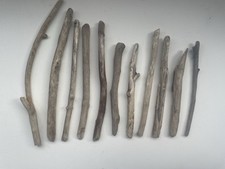 Driftwood Pieces 11 Sticks Smoothed Art & Craft bundles  Arts/Crafts Sea/Beach
