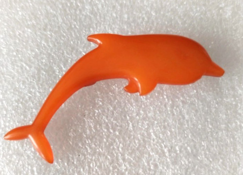 Vintage dolphin brooch - dolphin,