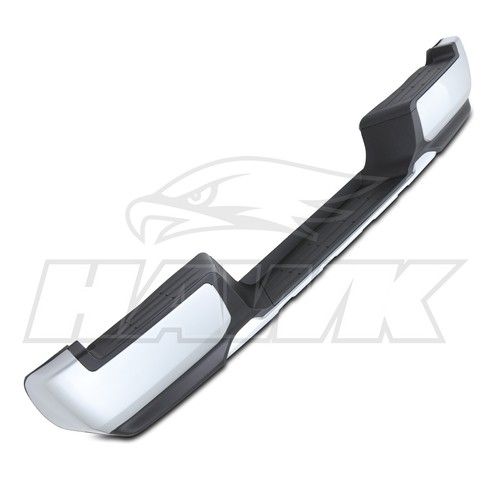 Replacement silver rear bumper - rear,