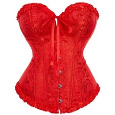 Women Sexy Overbust Boned