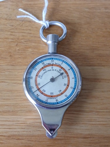 Vintage german map measurer - map,