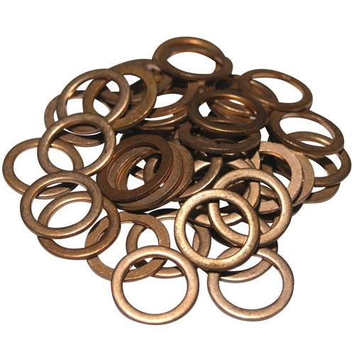 Copper sump washers vw - copper, washers.
