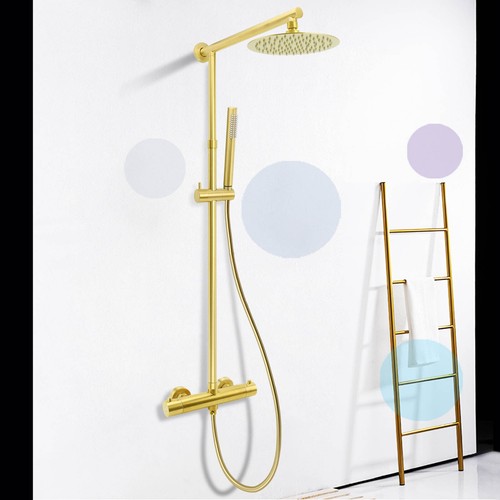 Dual exposed shower combo - dual,