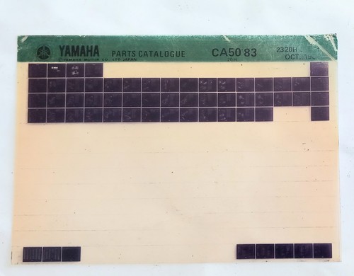 Yamaha scooter ca50 salient - yamaha,