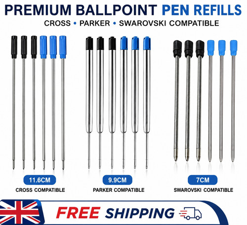 Ballpoint pen refills black - ballpoint,