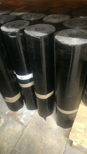 Torch roofing black mineral - on,
