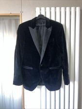 Hackett Mens Peak Lapel Velvet