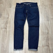 Edwin Japanese Selvedge Denim Jeans, ED32S, Indigo Navy Blue, Mens W32 L30