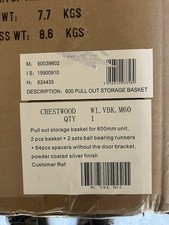 Magnet. 600 Pullout Basket. Kitchen. New