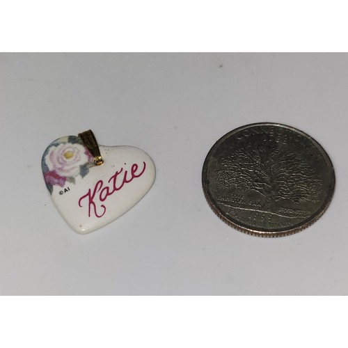 Katie heart shaped kiln fired - heart,