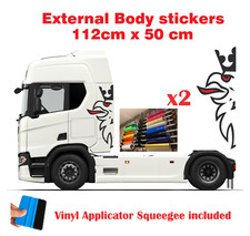 Scania Griffin side of Cab Sticker Streamline Graphic R S G Series Next Gen