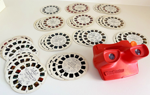 Red viewmaster viewer 40 - red,