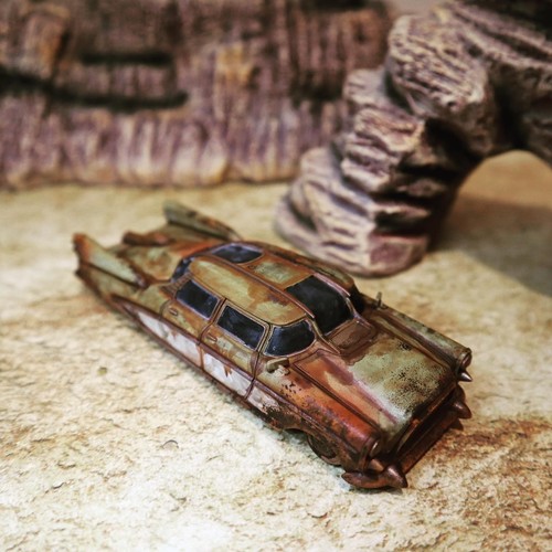 Abandoned vehicles tabletop - abandoned, vehicles,