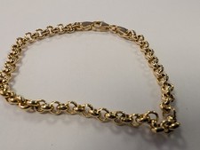 9CT GOLD BELCHER BRACELET