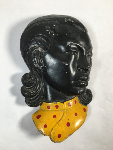 Vintage retro chalkware - retro, black