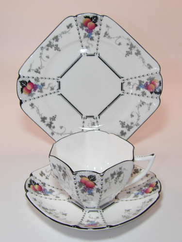 Shelley art deco 11498 peaches - deco,