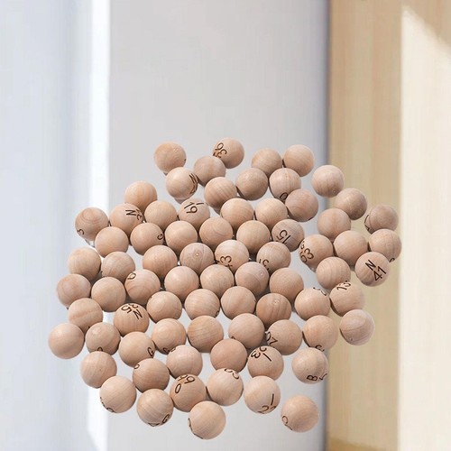 75x wooden bingo - 75x,