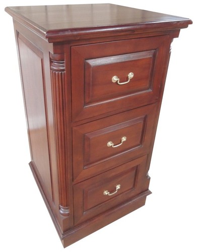 Mahogany filing cabinet 3 - |,