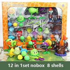 Plants vs Zombies 2 Playset Cactus Peashooter Coconut Cannon Game Scene Figure