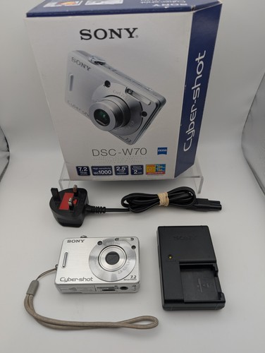 Sony cyber shot dsc w70 - sony, dsc‑w70