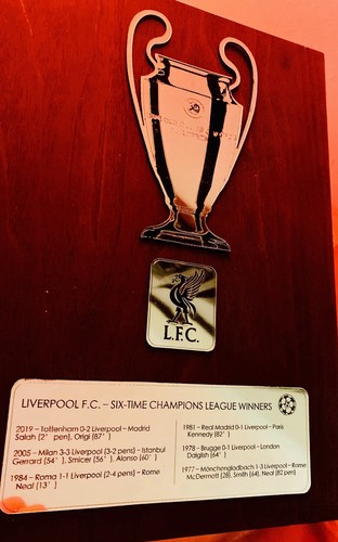 Champions league trophy wall - champions,