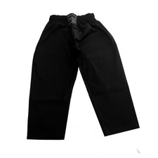 Karate Kick Boxing & martial arts Trousers made of Polyester Cotton in Black 7oz