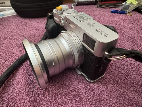Fuji x100v silver with mm - with,