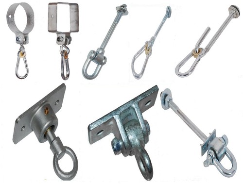 Swing hook metal - hanger, for