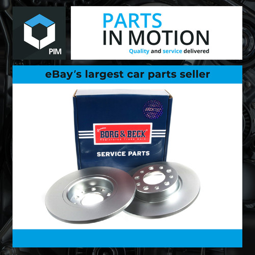 Brake discs pair solid - solid, fits