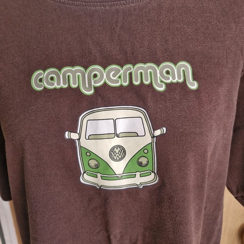 Shirt features graphic of - features,