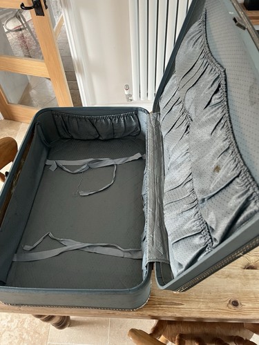Vintage suitcase 1950s - suitcase,
