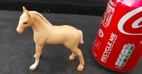 Palomino foal horse figurine - foal,