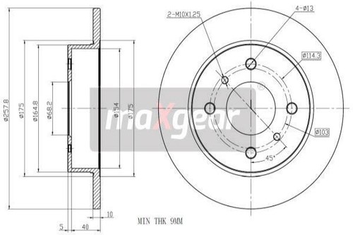 New brake disc for - new,