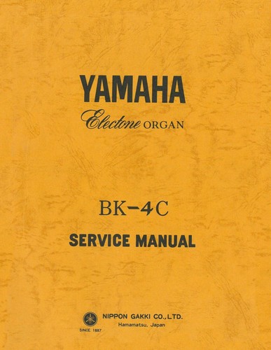 Yamaha service manual - yamaha,