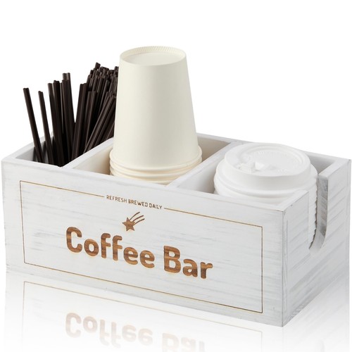 Coffee station organizer for - coffee,