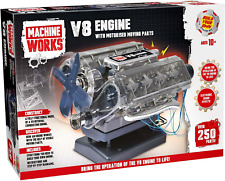 Build Your Own V8 Engine Toy - Replica Model Building Kit - Features Augmented R