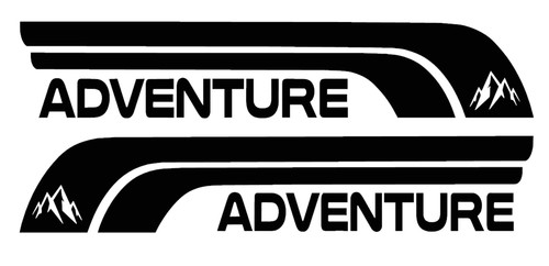 Camper decals stickers - x,