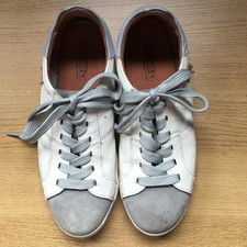 Pikolinos Lagos Trainers Leather Suede White Grey Lace Up Sneakers EU 39 UK 6