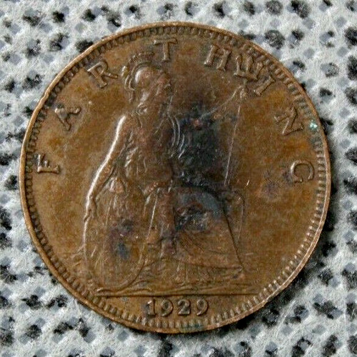 Farthing 1929 penny - 1929,