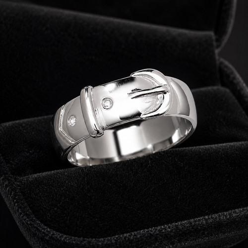 Sterling silver gents plain - silver,