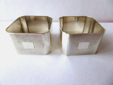 Vintage Stylish HM Silver Pair