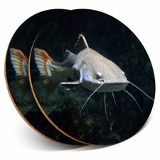2 x Coasters - Awesome Redtail Catfish Home Gift #12662